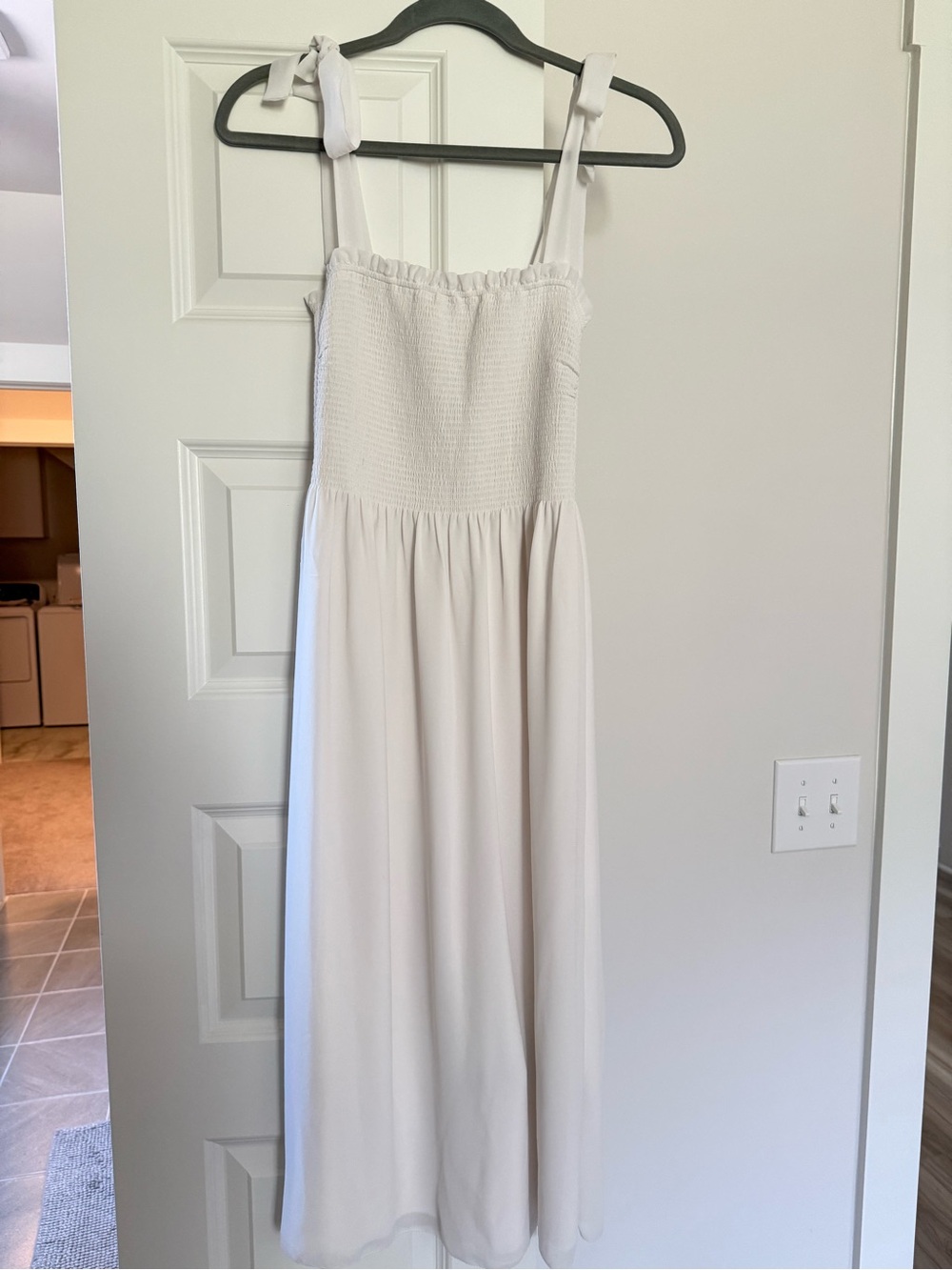 Aritzia Wilfred Golden Hour Linen Dress